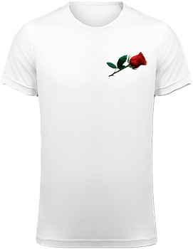 T-shirt Sport motif rose