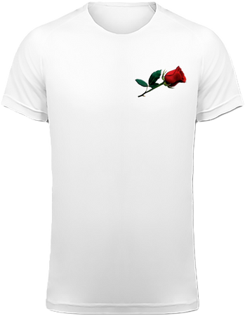 T-shirt Sport motif rose