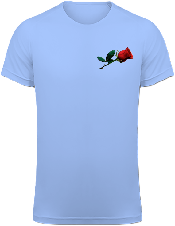 T-shirt Sport motif rose