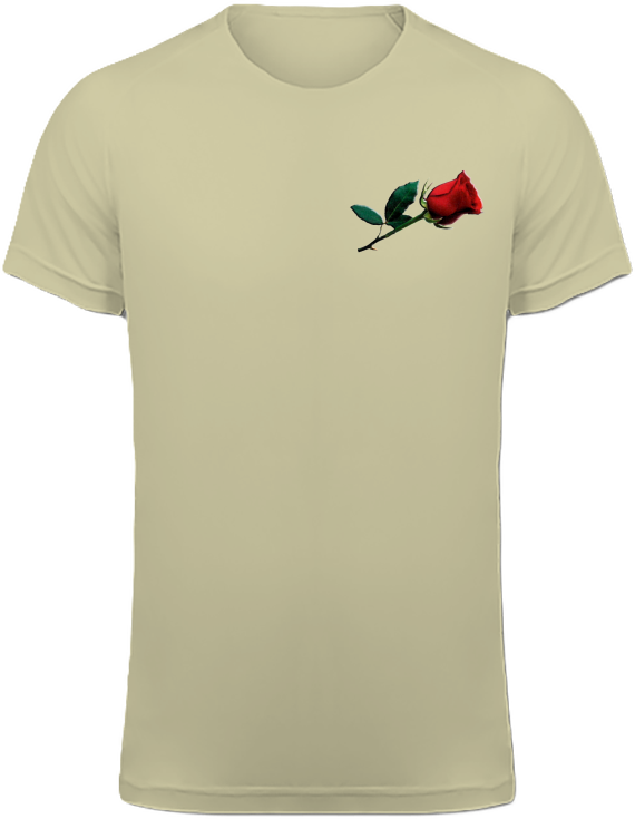 T-shirt Sport motif rose