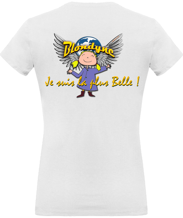 T-shirt Col V Femme 180 G Fantasy impression 