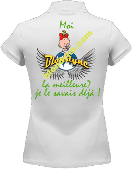 Polo Vintage Femme 220g Fantasy impression