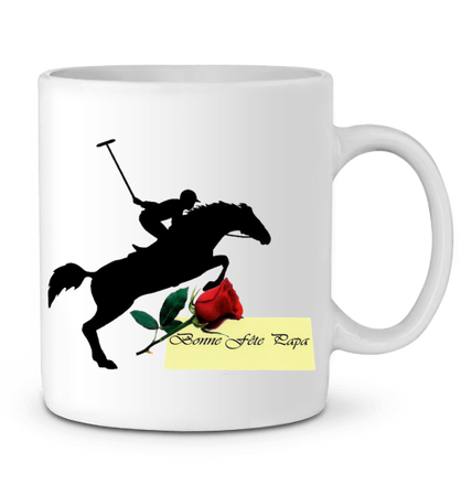Mug en Céramique Cheval bonne fête papa